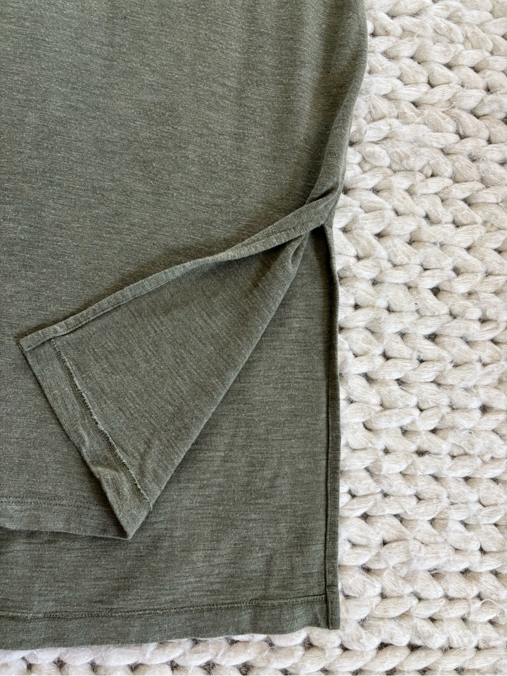 Jessica Simpson Olive Green Crew Neck Maxi Dress - Picture 3 of 4